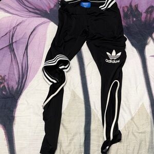 Adidas Rita Ora Black and White Joggers